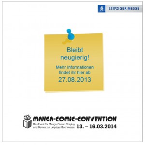 Manga-Comic-Convention Webseite: Bleibt neugierig!